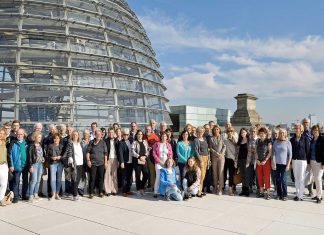 Besuch aus der Heimat in der Hauptstadt.