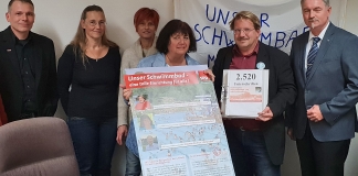 2.500 Unterschriften hat Ingmar Janssen für das Heljensbad gesammelt. Foto: SPD