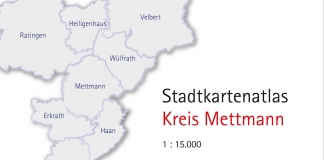 Neuer Stadtkartenatlas für den Kreis Mettmann erschienen. Foto: Kreisstadt Mettmann