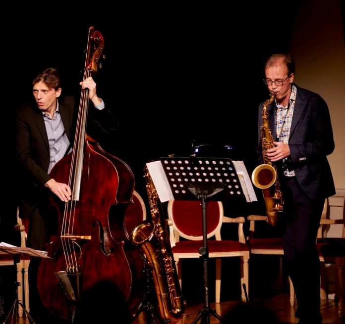 Das deutsch-niederländische Trio „Sounds like a Trio“ präsentierte sein Konzertprogramm „Brubeck, Mulligan and beyond“ in der Mettmanner Kulturvilla. Foto: Privat