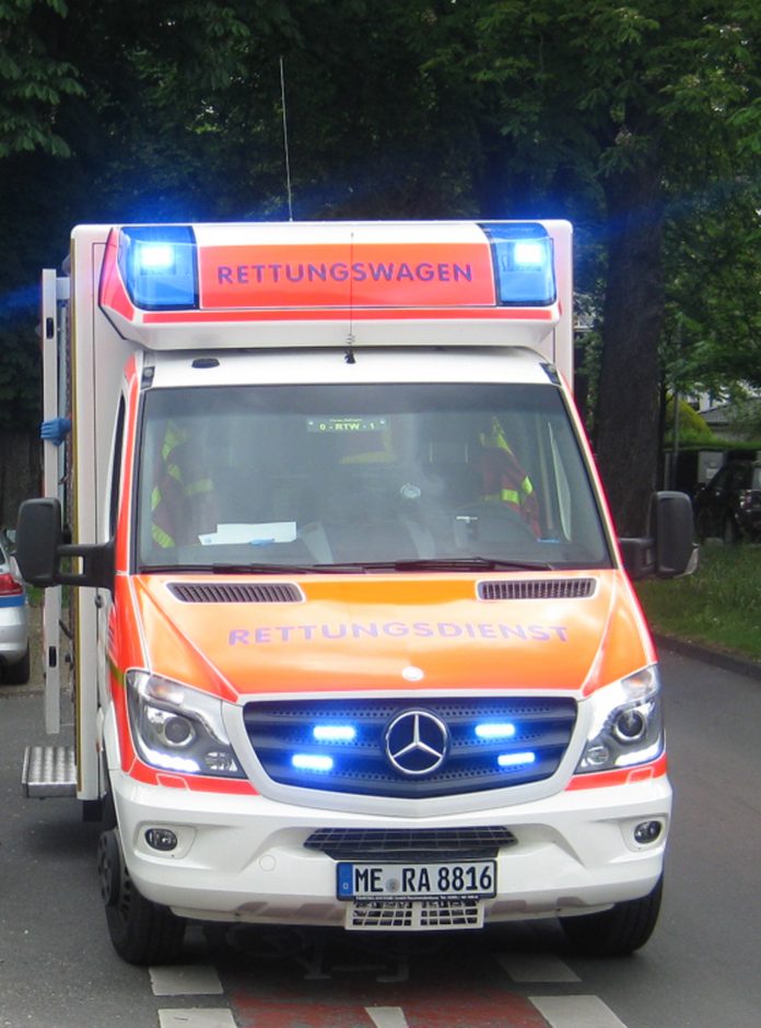 Bei einem Verkehrsunfall auf dem Südring wurde am Montag eine Person schwer verletzt. Foto: Symbolbild, Polizei Mettmann