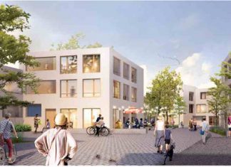 So soll die zukünftige Bebauung für das Mehrgenerationen-Wohnprojekt am Standort der Alten Feuerwache aussehen. Copyright: Office03/Köln.