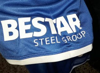 Die BESTAR Steel Group unterstützt die SSVg als Ärmelsponsor. Foto: SSVg