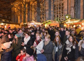 Der Herzog-Wilhelm-Markt in Wülfrath. Foto: Mathias Kehren/Archiv