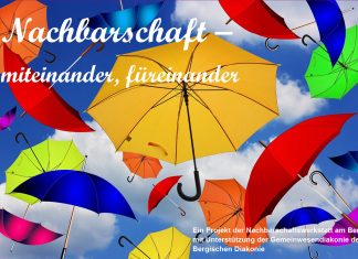 Ein Flyer gibt Informationen zu geplanten Veranstaltungen der Nachbarschaftswerkstatt am Berg in Velbert. Foto: Veranstalter