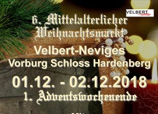 Weihnachtsmarkt mit mittelalterlichem Flair erwartet die Besucher am ersten Adventswochenende am Schloss Hardenberg.