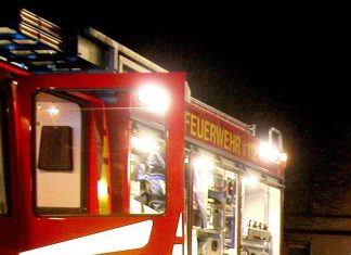 Am Thunesweg in Lintorf brannten am Samstagabend zwei Papiercontainer. Foto: Symbolbild (Feuerwehr)