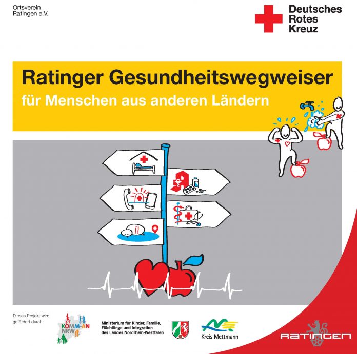 Bietet alles Wichtige auf einen Blick: Der neue Ratinger Gesundheitswegweiser. Bild: DRK