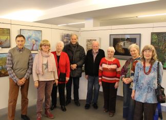 Die Winter-Ausstellung des Kunstkollegs International ist jetzt im Wülfrather Rathaus eröffent worden
