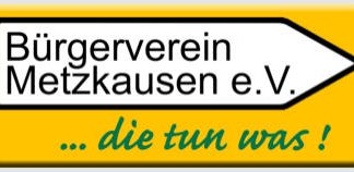 Am 186. Bürgerstammtisch des Bürgervereins Metzkausen berichtet eine Zeitzeugin über Unrecht und Verfolgung in der DDR. Logo: Bürgerverein Metzkausen e.V.