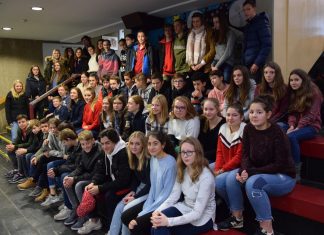 Gruppenbild mit den Gästen aus Frankreich.