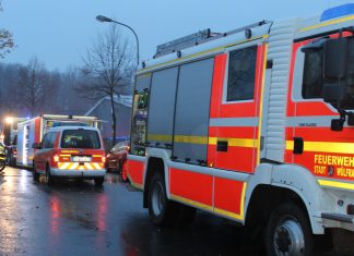Einsatz an der Robert-Bosch-Straße in Wülfrath.
