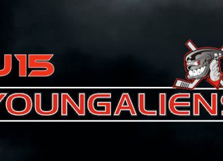 Die U15 der Ice Aliens hat die Eisadler Dortmund deutlich mit 6:1 geschlagen. Logo: Ice Aliens