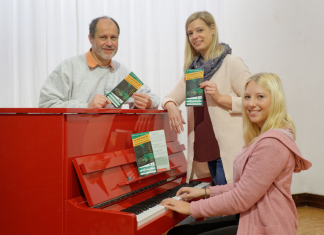 Laden ein zum neuen Kulturprogramm in der „Kathedrale“: Bernd Kicinski, Sarah Calenberg und Annika Pap. Foto: Mathias Kehren