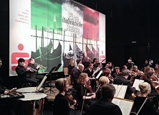 Das "Flora Sinfonie Orchester" nahm die Besucher mit auf eine "italienische Reise". Foto: Kreissparkasse
