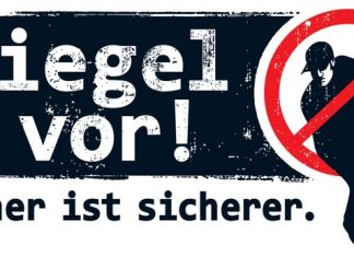 "Riegel vor! - Sicher ist sicherer": So lautet das Motto der Kriminalprävention der Polizei. Logo: Polizei