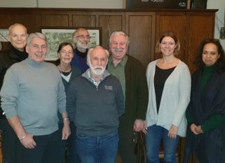 G. Sappelt, D. Elbracht, R. Stricker, U. Görgens, J. Gutt, G. Meckel, C. Jungblut, F. Seidler. Foto: Privat