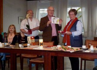 Ulla Zygmunt, Kassierer Frank Herget, Vorsitzender Wilfried Meiswinkel, Stv. Vorsitzende Christa Hausmann. Foto: Privat
