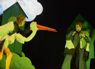 In dem Märchen "Kalif Storch" geht es um Verantwortung, Loyalität und wahre Freundschaft. Foto: Rheinisches Landestheater Neuss