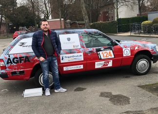 Mit diesem fast 25 Jahre alten Mercedes ist Stephan Gillessen zur Zeit auf dem Weg nach Afrika. Foto: privat