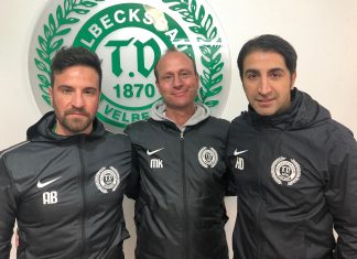 Alexandros Bellos, Michael Kirschner und Hüzeyfe Dogan bleiben beim TVD Velbert. Foto: privat