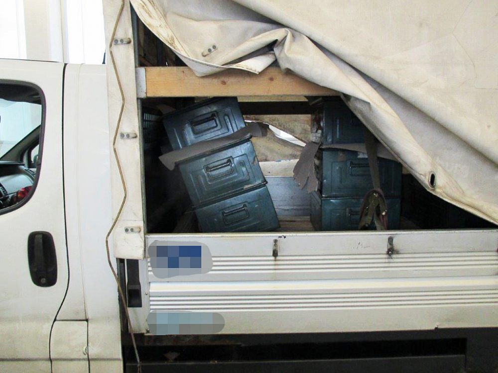 Ungesicherte Ladung Foto: Polizei