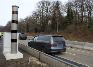 Neuer Blitzer auf der A 3. Foto: Kreis Mettmann