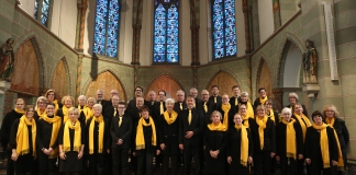 Der Kirchenchor St. Lambertus probt derzeit eine Messe von Anton Bruckner. Foto: Matthias Röttger