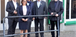 Die GVM hat in das Weltspiegel-Kino eingeladen: Karl Tymister, Melanie Pöppel, Thomas Rüttgers, Michael Altieri und Wolfgang Robrahn. Foto: Privat