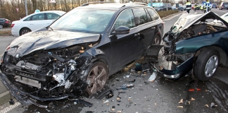 Bei einem Verkehrsunfall am Mittwochnachmittag, ist eine 77-jährige Düsseldorferin leichter verletzt worden. Foto: Polizei