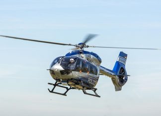 Auch ein Hubschrauber der Polizei war bei der Fahnung im Einsatz.