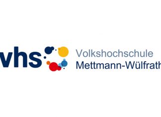 Die Volkshochschule bietet neue Kurse und Vortragsangebote an. Logo: VHS Mettmann-Wülfrath