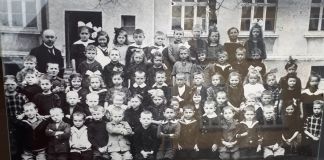 So sah eine Einschulung im Jahr 1920 aus. Foto: KGS