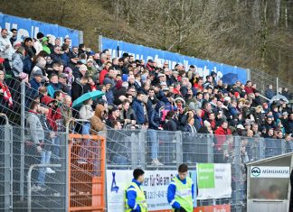 Die SSVg rechnet zum Pokalspiel gegen den MSV Duisburg mit vollen Rängen. Archivfoto: Mathias Kehren