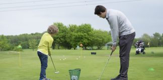 Familientag im Golfclub: Am 27. April schlagen Eltern und Kinder die "kleinen, weißen Bälle" gemeinsam gen Himmel. Foto: GCM