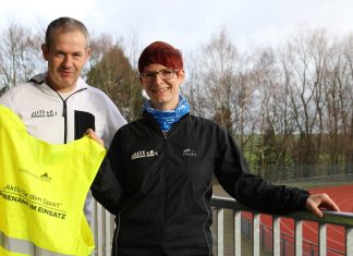 Sie machten einige Mettmanner fit für den Bachlauf: Marcus Meurer und Martina de Kloet. Foto: André Volkmann