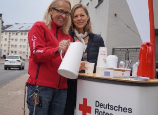 „Kein kalter Kaffee“ beim DRK-Kreisverband Mettmann. Foto: Manegold / DRK