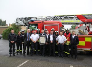 Nach 24 Jahren: Die Mettmanner Wehr zieht übergangsweise in die neue Leitstelle in "Auf dem Hüls 5". Foto: Feuerwehr ME