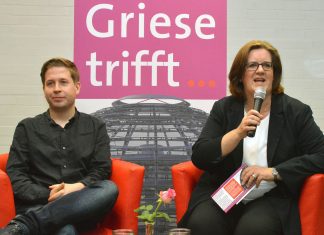 Juso-Chef Kevin Kühnert war zu Gast bei Kerstin Griese. Foto: Büro Griese