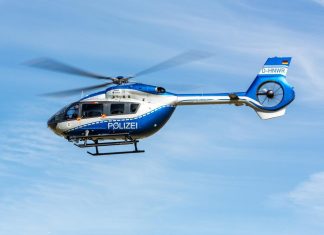 Die Polizei hat einen Hubschrauber eingesetzt. Symbolfoto: Polizei