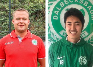 Torwart-Trainer Dustin Paczulla und Offensivspieler Shogo Tabata sind neu im TVD-Team.