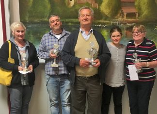 Zu Siegerbild stellten sich (von links): Monika Freund, Thomas Dornbusch, Egon Vogel, Britta Patt und Marlies Kapusta Foto: privat