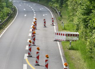 Eine Sperrung im Autobahndreieck Velbert-Nord. Archivfoto: Mathias Kehren