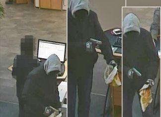 Die Polizei hat Bilder der Überwachungskameras für die Öffentlichkeitsfahndung bereitgestellt. Fotos: Polizei
