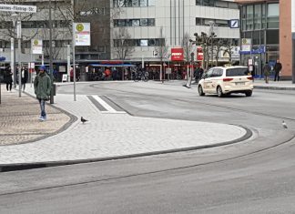 Die Warenanlieferung der Einzelhändler über die Breite Straße und untere Johannes-Flintrop-Straße beschäftigt den Rat. Foto: André Volkmann