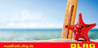 Die Wülfrather Ortsgruppe des DLRG gibt Tipps für heiße Sommertage. Bild: DLRG