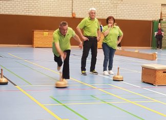 Ein Team der Mettmanner BSG war zu Gast in Ratingen: Wolfgang Feigel, Peter Pumm und Conny Barone. Foto: BSG