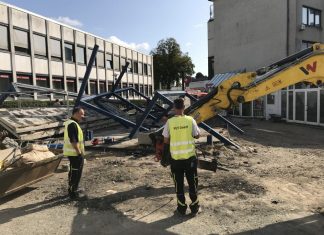 Das Ergebnis der Abbrucharbeiten: Das "Waschbrett" ist weg. Foto: Kreisstadt Mettmann