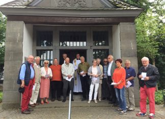 In der kleinen Babara-Kapelle haben die Ratinger Jonges ihre jährlichen ökumenischen Gottesdienst gefeiert. Foto: Jonges