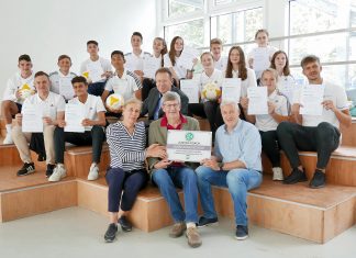 Die Nachwuchstrainer bei der Zertifikatsübergabe. Foto: privat
